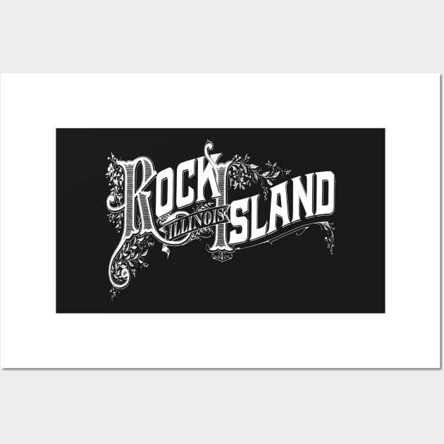 Vintage Rock Island, IL Wall Art by DonDota